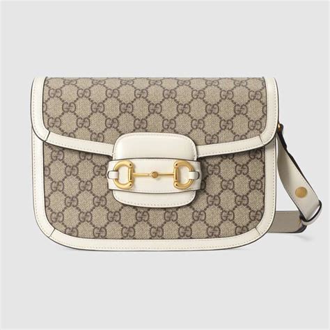 white gucci horsebit|horsebit 1955 small shoulder bag.